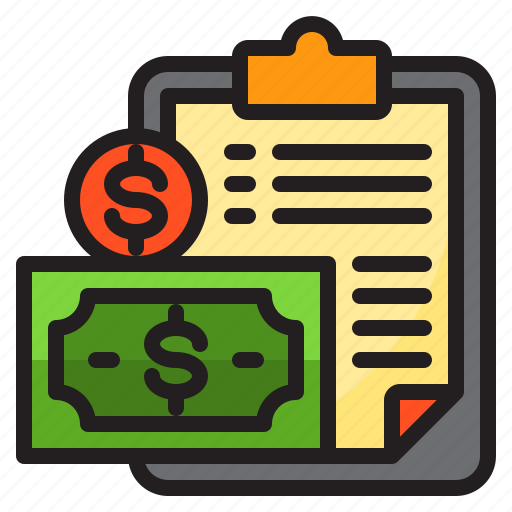 Money, cash, currency, clipboard, finance icon - Download on Iconfinder