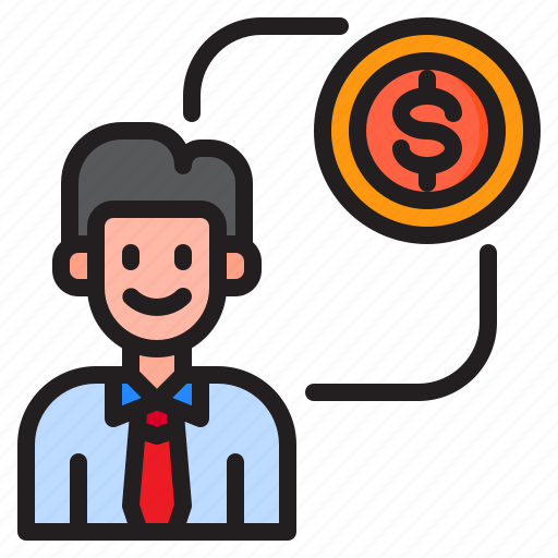 Money, currency, finance, coin, man icon - Download on Iconfinder