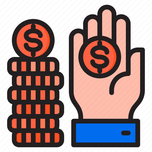 Money, currency, finance, financial, hand icon - Download on Iconfinder