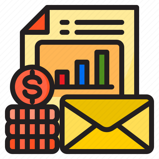 Money, currency, financial, file, mail icon - Download on Iconfinder