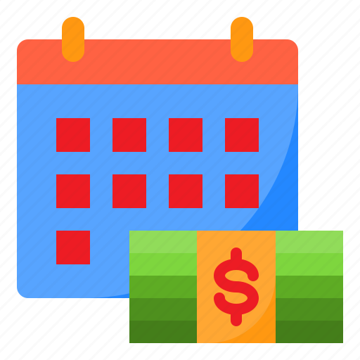 Finance, currency, money, financial, calendar icon - Download on Iconfinder