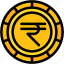 rupee, indian, currency, coin, money 