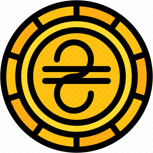 Hryvnia, ukraine, currency, coin, money icon - Download on Iconfinder