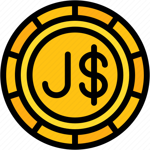 Dollar, jamaica, currency, coin, money icon - Download on Iconfinder