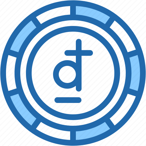 Dong, vietnam, currency, coin, money icon - Download on Iconfinder