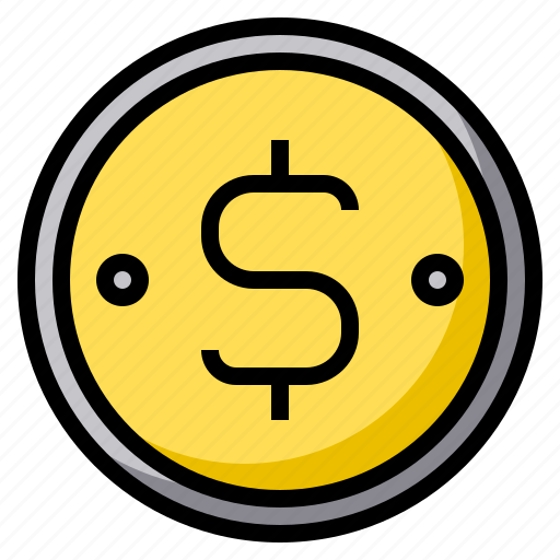 Coin, dollar, money, business, currency icon - Download on Iconfinder