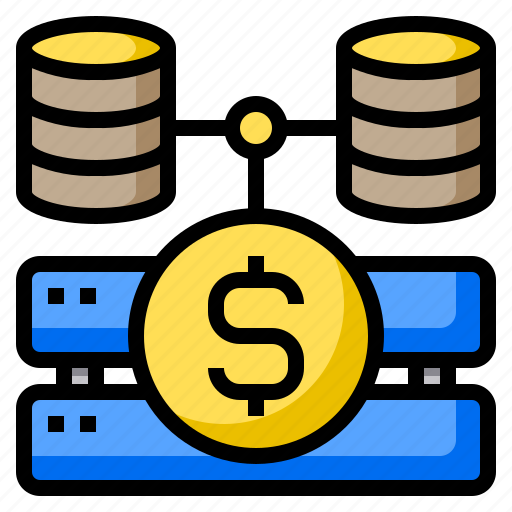 Data, server, money, currency, payment icon - Download on Iconfinder