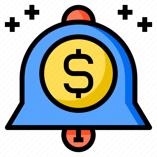 Notification, setting, dollar, currency, alarm icon - Download on Iconfinder