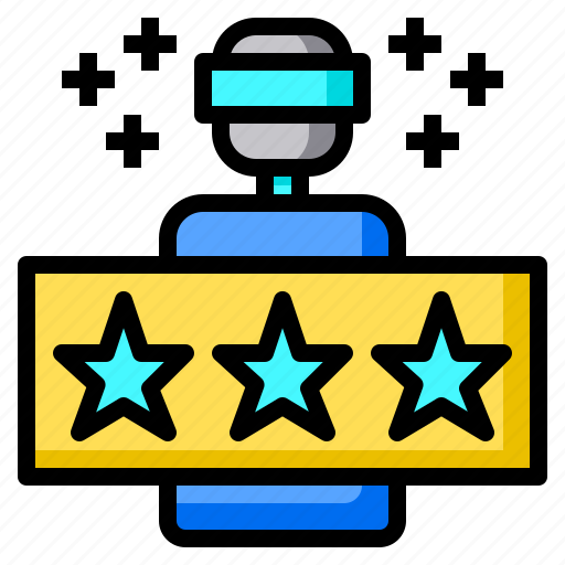 Rate, robot, star, good, currency icon - Download on Iconfinder