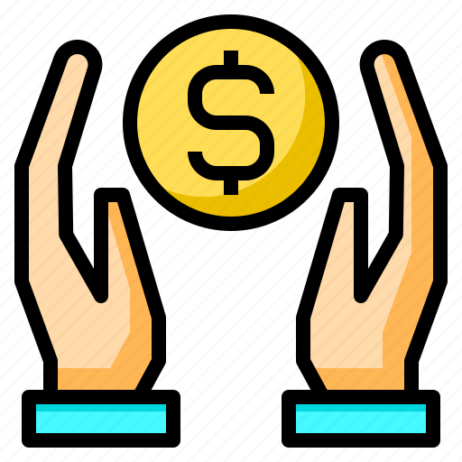 Success, goals, hand, dollar, currency icon - Download on Iconfinder