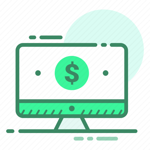 Computer, currency, dollar, money icon - Download on Iconfinder