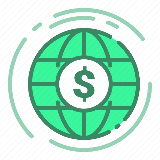 Currency, dollar, globe, money icon - Download on Iconfinder