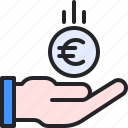 money, euro, payment, hand, finance