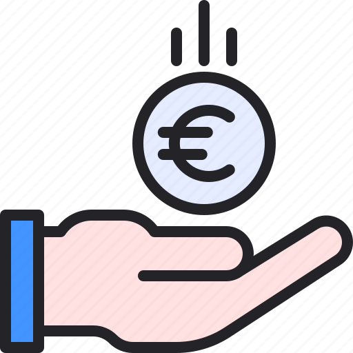 Money, euro, payment, hand, finance icon - Download on Iconfinder