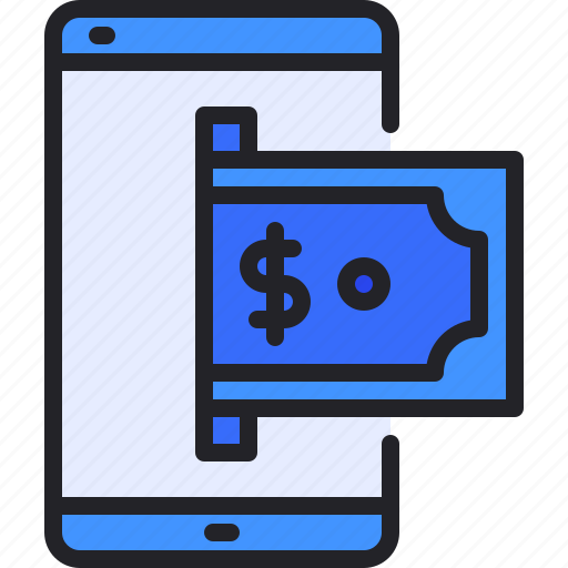 Money, transfer, smartphone, phone, mobile icon - Download on Iconfinder