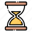 clock, hourglass, loading, productivity, timer 
