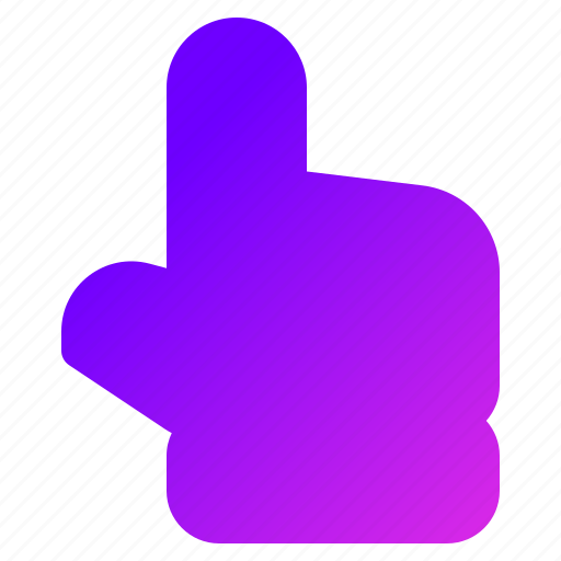 Cursor, finger, click, left, tap icon - Download on Iconfinder