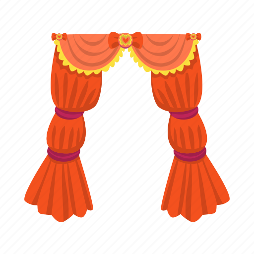 Curtain, curtain rod, design, interior, window icon - Download on Iconfinder