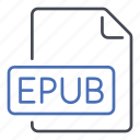 electronic publication, epub, extension, file, format