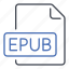 electronic publication, epub, extension, file, format 