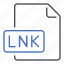 extension, file, link, lnk, format 