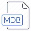 extension, file, mdb, microsoft access database, format