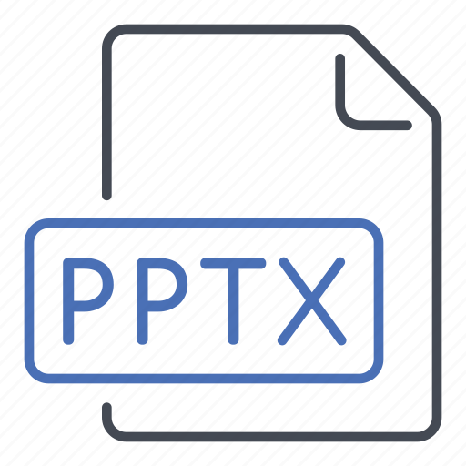 Pptx Presentation File Extension Free Interface Icons