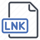 extension, file, link, lnk