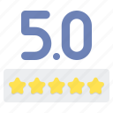 5 stars, rate, rating, review, stars