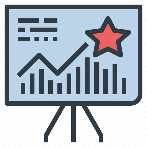 Chart, graph, point, presentation, report, track icon - Download on Iconfinder