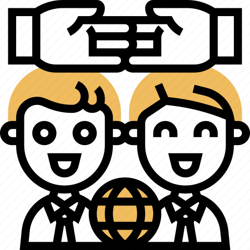 Business, relations, agreement, partnership, corporation icon - Download on Iconfinder