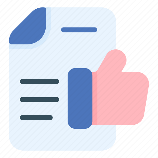 Like, document, agreement, file, format, extension icon - Download on Iconfinder