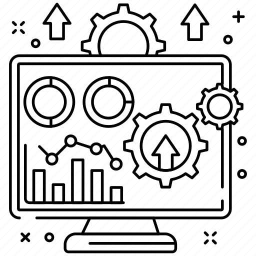 Secure, sync, data, processing, manifesto, bar, graph icon - Download on Iconfinder