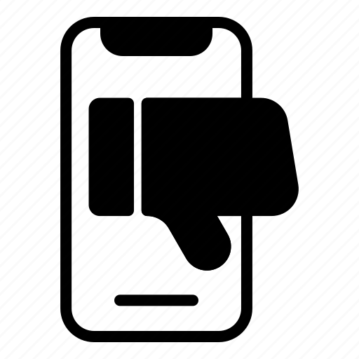 Dislike, product, mobile, phone, smartphone, device icon - Download on Iconfinder