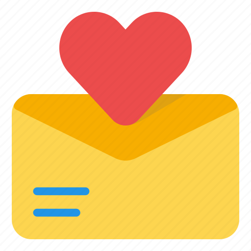 Love, message, by, customer, heart, chat, mail icon - Download on Iconfinder
