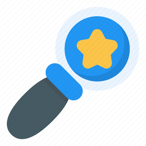 Search, star, review, feedback, find, magnifier, zoom icon - Download on Iconfinder