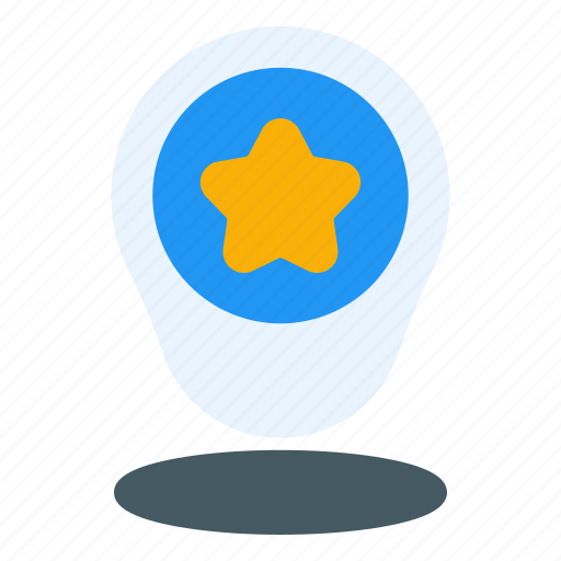 Star, location, review, map, pin, navigation icon - Download on Iconfinder
