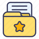 star, archive, feedback, customer, favorite, folder