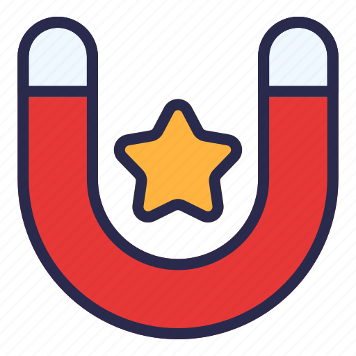Magnet, product, star, favorite, heart icon - Download on Iconfinder