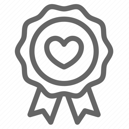 Award, badge, customer, heart, medal, satisfaction, support icon - Download on Iconfinder