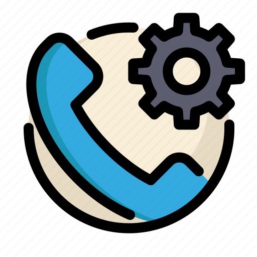 Communications, customer, information, phone, service, settings icon - Download on Iconfinder