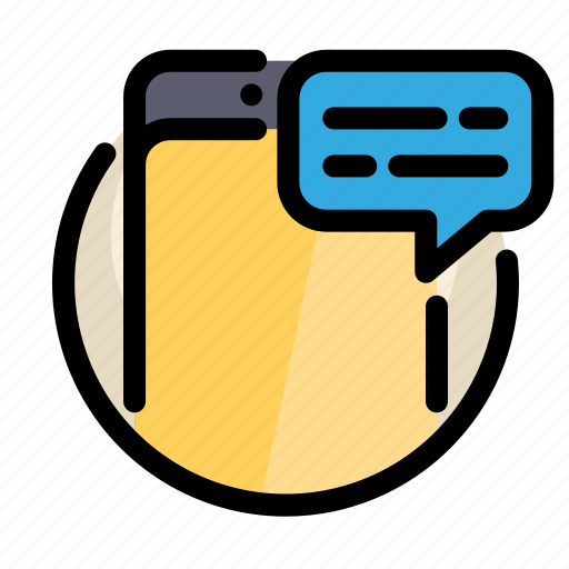 Chat, communications, customer, information, phone, service, smartphone icon - Download on Iconfinder