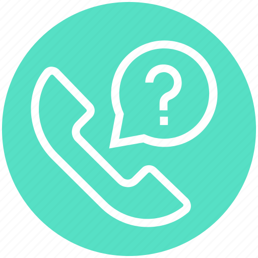 Call, customer service, mark, question mark, receiver, telephone, vintage icon - Download on Iconfinder