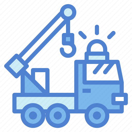 Crane, delivery, logistics, truck icon - Download on Iconfinder