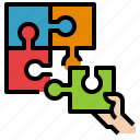 customer, jigsaw, puzzle, service, strategy