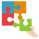 customer, jigsaw, puzzle, service, strategy