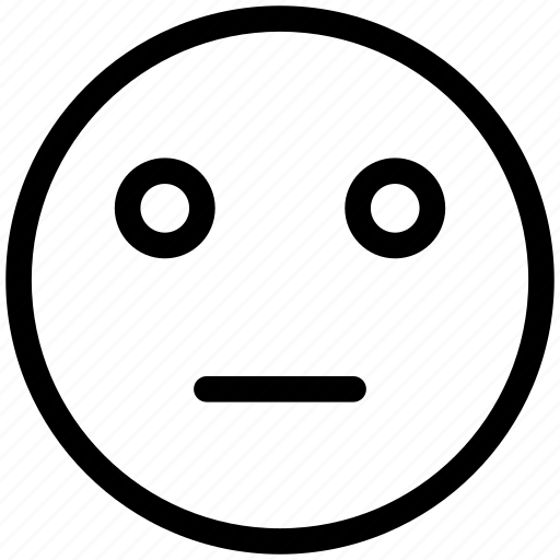 Emoji, emoticon, face, neutral icon - Download on Iconfinder