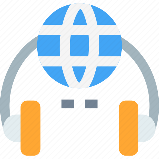 Global support, healphone, ear phone, customer support, online icon - Download on Iconfinder