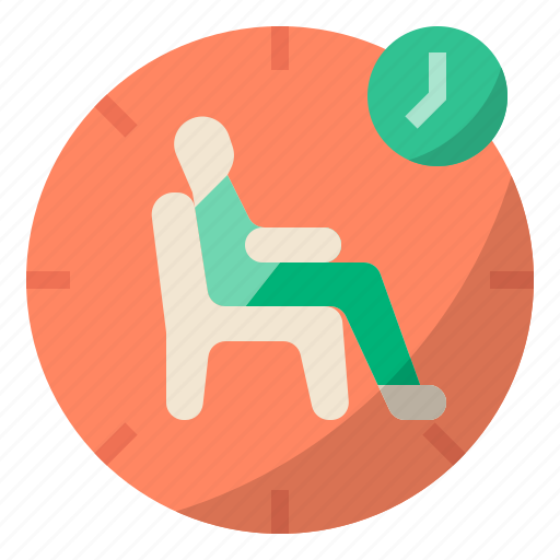 Duration, sitting, time, wait, waiting, waiting room, waiting time icon - Download on Iconfinder