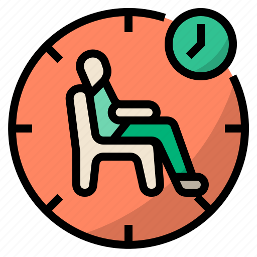 Duration, sitting, time, wait, waiting, waiting room, waiting time icon - Download on Iconfinder
